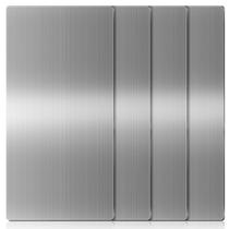 Wall Splash Guard Gisafai em aço inoxidável 80,8 x 40,2 cm, 4 unidades Wall Splash Guard Gisafai em aço inoxidável 80,8 x 40,2 cm, 4 unidades