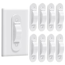 Wall Switch Guard CLYMENE Toggle Style Light Switch, pacote com 8