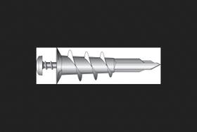 Wallboard Anchor Hillman 8 Nylon com parafuso de aço Wallboard Anchor Hillman 8 Nylon com parafuso de aço