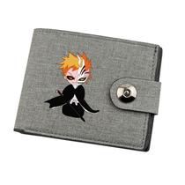 Wallet Bleach Anime Characters Slim Bifold Canvas 12x9,5x1,5 cm