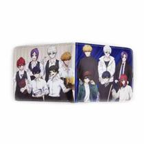Wallet Blues fecha personagens de anime em couro poliuretano fino e dobrável Wallet Blues fecha personagens de anime em couro poliuretano fino e dobrável