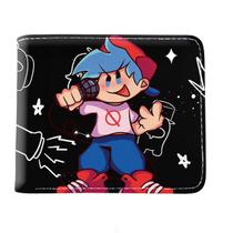 Wallet Coin Purse Leather Bifold Short Friday Night Anime