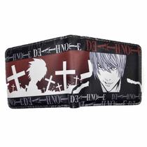 Wallet Deaths Notes Carteira fina dobrável para personagens de anime Wallet Deaths Notes Carteira fina dobrável para personagens de anime