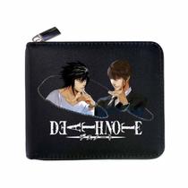 Wallet Deaths Notes Yagamis Lights Personagens de anime Slim BiF