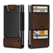 Wallet PROOF Slim Minimalista em Couro RFID Masculino de Alta Grau Wallet PROOF Slim Minimalista em Couro RFID Masculino de Alta Grau