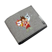 Wallet Yo-kai Watch Anime Characters Slim Bifold Canvas