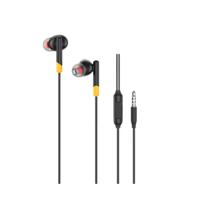 Wallo F21 Fone de Ouvido com fio Premium com Conforto e Qualidade cor preto