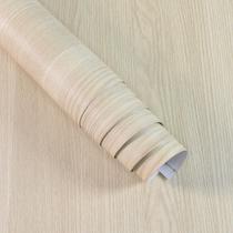 Wallpaper Boobest 40cmx9m Vinil texturizado de madeira bege