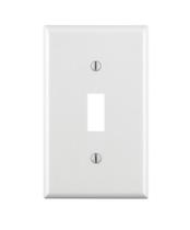 Wallplate Leviton 1-Gang Toggle Device Switch 88001 branco Wallplate Leviton 1-Gang Toggle Device Switch 88001 branco