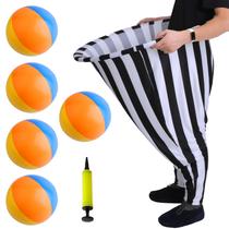 WAMEIJU Granny Pants Yard Game Black White Stripes