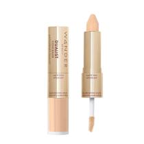 Wander Beauty Dualist Matte & Illuminating Concealer Makeup - Fair - Dual Ended Concealer Stick & Liquid Concealer. Cobertura completa sob corretivo de olhos e um corretivo líquido iluminador leve