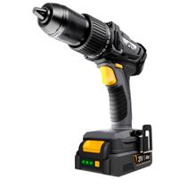 Wap Fw009462 Parafusadeira Furadeira Impacto 13mm 45nm Sem Fio Maleta Cor Cinzo Com Preto 21v