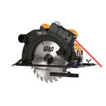 WAP Serra de Circular 7.1/4" ESC 1500 com Guia a Laser e Base de Ajuste até 45, Empunhadura Emborrachada, 1500W WAP Serra de Circular 7.1/4" ESC 1500 com Guia a Laser e Base de Ajuste até 45, Empunhadura Emborrachada, 1500W