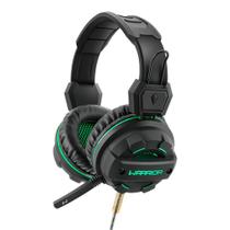 Warrior magne headset gamer usb led verde - MULTILASER