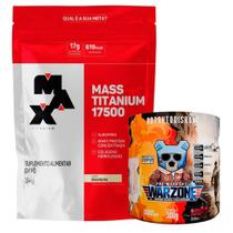 Warzone C/ Pump Matrix - 300g - Under Labz + Mass Titanium - 3Kg - Max Titanium