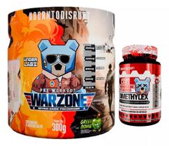 Warzone Pump Matrix Pré Treino 300g + Dimethylex Under Labz