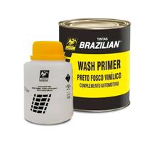 Wash Primer Brazilian Preto Fosco Vinílico 600ml + Catalisador 300ml Wash Primer Brazilian Preto Fosco Vinílico 600ml + Catalisador 300ml