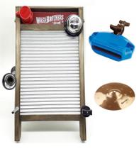 Washboard Tábua de Lavar Torelli + Bloco Sonoro Agudo + Prato Splash 6"