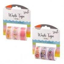 Washi Tape Cristal BRW - 2 Rolos de 20mm x 3m e 1 Rolo de 15mm x 3m Washi Tape Cristal BRW - 2 Rolos de 20mm x 3m e 1 Rolo de 15mm x 3m