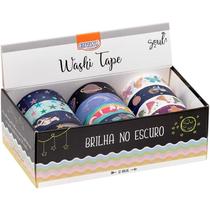 Washi Tape Glow-Brilha no Escuro-Sortidos-BRW Washi Tape Glow-Brilha no Escuro-Sortidos-BRW