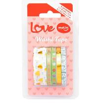 Washi Tape Love Com 5 Unidades Washi Tape Love Com 5 Unidades