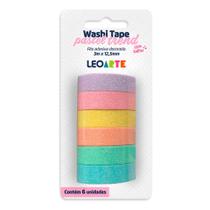 Washi Tape Pastel Trend com 6 - Leo&Leo Washi Tape Pastel Trend com 6 - Leo&Leo