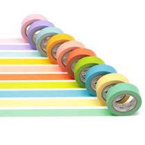 Washi Tape Ton Pastel - Fita Adesiva Decorativa