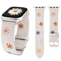 Watch Band Wearlizer Daisy Leather para Apple Women 41/40/38/42 mm