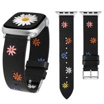 Watch Band Wearlizer Floral Leather para mulheres Apple 41/40/38/42 mm