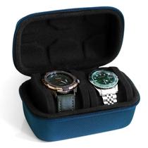 Watch Box Organizer Besforu para homens ou mulheres 2 relógios Watch Box Organizer Besforu para homens ou mulheres 2 relógios