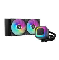 Water cooler 240mm deepcool le240 v2, argb, black rle240bkammcg2
