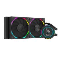 Water cooler 240mm kalkan delta v2, argb, display lcd, black - klk00066 Water cooler 240mm kalkan delta v2, argb, display lcd, black - klk00066