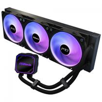 Water Cooler ASRock Pro 360, ARGB, 360mm, Intel-AMD, PWM, Preto, 90-APRA36-BAAGA6 Water Cooler ASRock Pro 360, ARGB, 360mm, Intel-AMD, PWM, Preto, 90-APRA36-BAAGA6