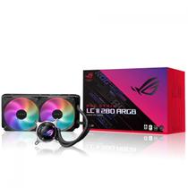 Water Cooler Asus Rog Strix LC II, 280mm, ARGB, Intel-AMD, Preto, 90RC00C1-M0UAY1