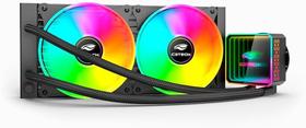 Water Cooler C3Tech FC-W240RGB Preto 240mm Water Cooler C3Tech FC-W240RGB Preto 240mm