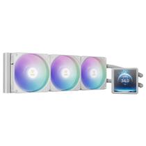 Water cooler gamdias aura gl 360 wh display lcd argb amd/intel branco