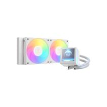 Water cooler gamdias chione p5 rgb 240mm amd/intel p5-240 wh com display branco Water cooler gamdias chione p5 rgb 240mm amd/intel p5-240 wh com display branco