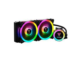 Water cooler gamdias chione, rgb, controlador, 240mm, intel-amd - m2-240r