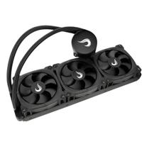 Water Cooler Gamer Rise Mode All Black 360mm AMD/Intel Preto - RM-WC-AB-360 Water Cooler Gamer Rise Mode All Black 360mm AMD/Intel Preto - RM-WC-AB-360