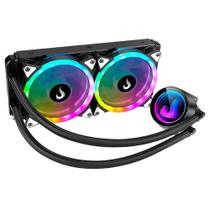 Water Cooler Gamer Rise Mode ARGB Intel/AMD 240mm Preto - RM-WCB-04-ARGB Water Cooler Gamer Rise Mode ARGB Intel/AMD 240mm Preto - RM-WCB-04-ARGB