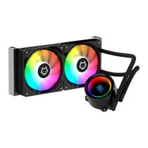 Water Cooler Husky Glacier, Iluminação ARGB, 240mm, AMD e Intel, Preto - HWT600PT