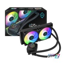 Water Cooler Iceberg Thermal Icefloe Oasis 240 Argb 240Mm Intel-Amd Preto Ifoa24-Ban Water Cooler Iceberg Thermal Icefloe Oasis 240 Argb 240Mm Intel-Amd Preto Ifoa24-Ban