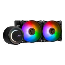 Water Cooler MSI Mag Coreliquid E240, ARGB, 240mm, AMD/Intel, Preto - MAG CORELIQUID E240 Water Cooler MSI Mag Coreliquid E240, ARGB, 240mm, AMD/Intel, Preto - MAG CORELIQUID E240