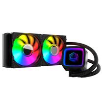 Water Cooler Pcyes Tundra Black Vulcan, 240mm, ARGB, Intel/AMD, TDP 250W, Preto - WCTBV240