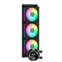 Water Cooler Revenger Fenrir, G-VR360PRO, 360mm, Intel/AMD, TDP 300W, RGB, Display Temperatura - Preto