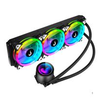 Water Cooler Rise Mode 360mm Black ARGB para Processador Intel e AMD