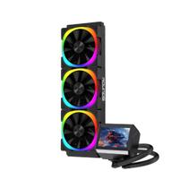 Water Cooler Round 5 Notus Black 360mm Tela LCD 3.5" Water Cooler Round 5 Notus Black 360mm Tela LCD 3.5"
