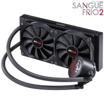 Water cooler sangue frio 2 240mm (intel/amd) mangueiras de nylon Water cooler sangue frio 2 240mm (intel/amd) mangueiras de nylon