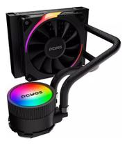 Water cooler sangue frio 3 argb black vulcan 120mm - tdp 200w - argbsf3120br