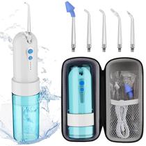 Water Dental Flosser KOOVON Portable com estojo para adultos azul